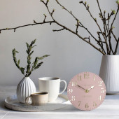 Blush Pink Mantel Clock 6-Inch | Thomas Kent London