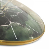 Oyster Emerald Wall Clock – minimalist design