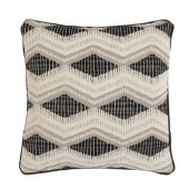 Jacquard Feather Cushion – Slate