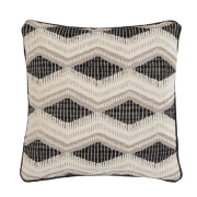 Jacquard Feather Cushion – Slate