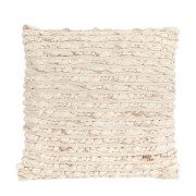 Wool Stitch Cushion – Natural 