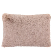 Faux Fur Cushion Dusky Pink Rectangle 