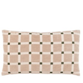 Sana Velvet Cushion – Taupe Embroidered Luxury