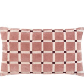 Sana Velvet Cushion – Mauve Embroidered Luxury