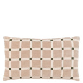 Sana Velvet Cushion – Taupe Embroidered Luxury