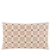 Sana Velvet Cushion – Taupe Embroidered Luxury