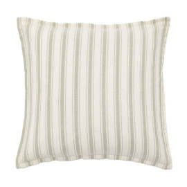 Woven Cotton Cushion - Sage 