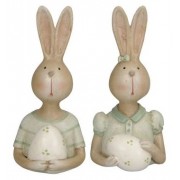 Assorted Rabbits Holding Eggs