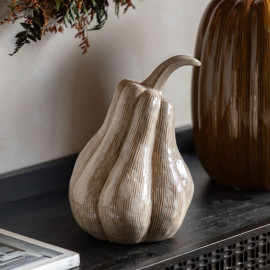 Ceramic Pumpkin – Glazed Autumn Decoration