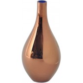 Hand Blown Copper Lustre Bottled Vase 