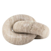 Marble Circle Decorative Object – Sandstone Marble