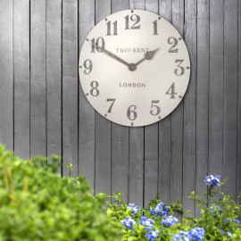 Outdoor Wall Clock Arabic – 51cm Crackle Finish