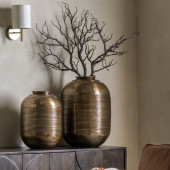 Kasai Metal Large Vase – Bronze Elegance 