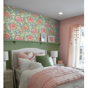 Designer Wallpaper Juliette – Green floral 