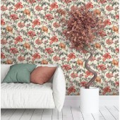 Designer Wallpaper - Poppy Flowers