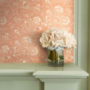 Designer wallpaper – Florence Peach 